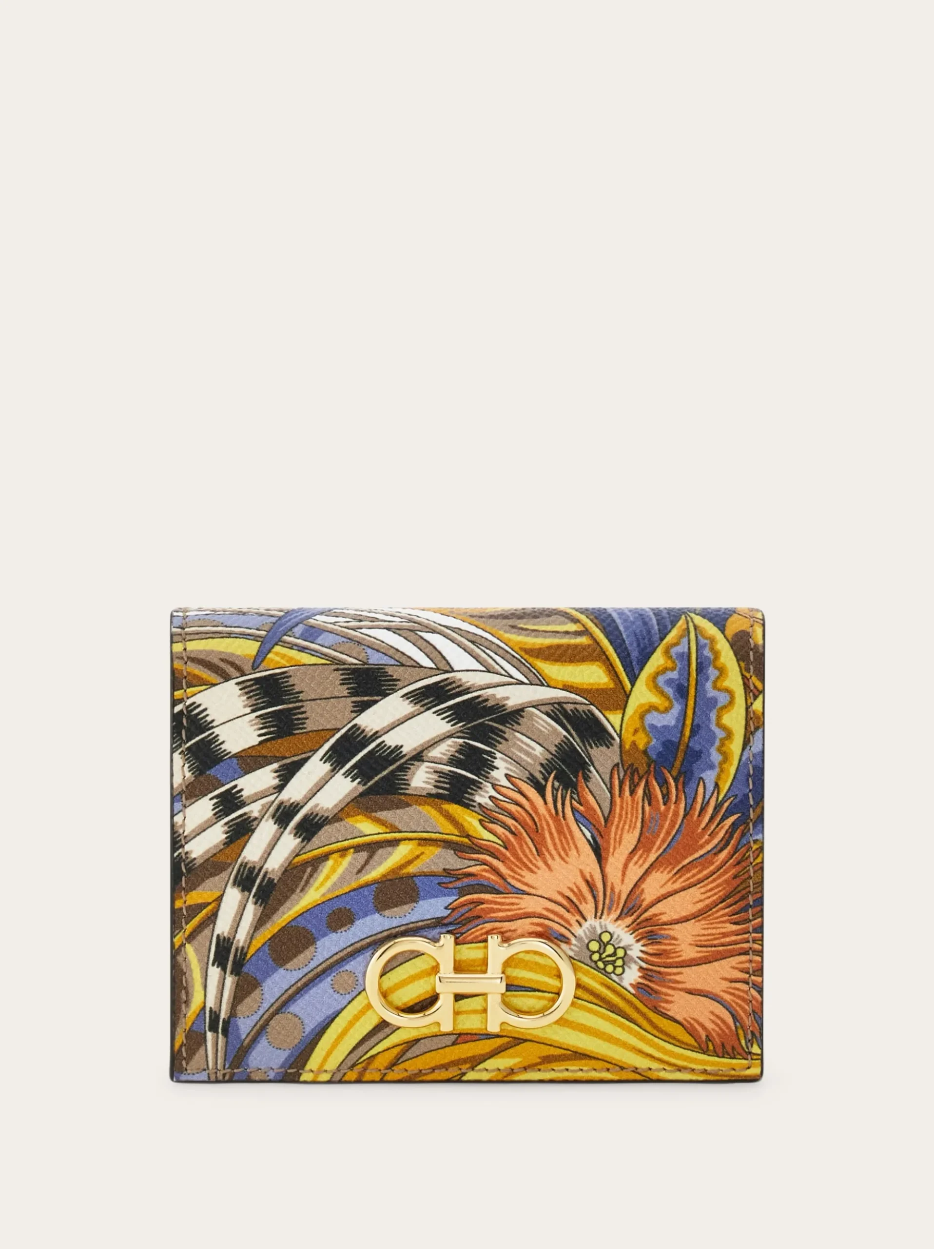 Gancini compact wallet - Women