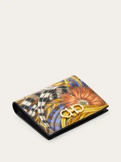 Gancini compact wallet - Women