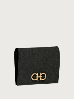 Gancini compact wallet - Women