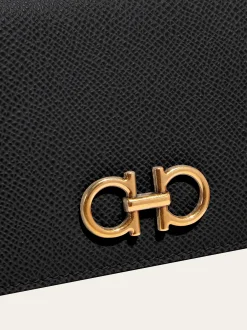 Gancini compact wallet - Women