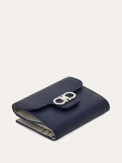 Gancini compact wallet - Women