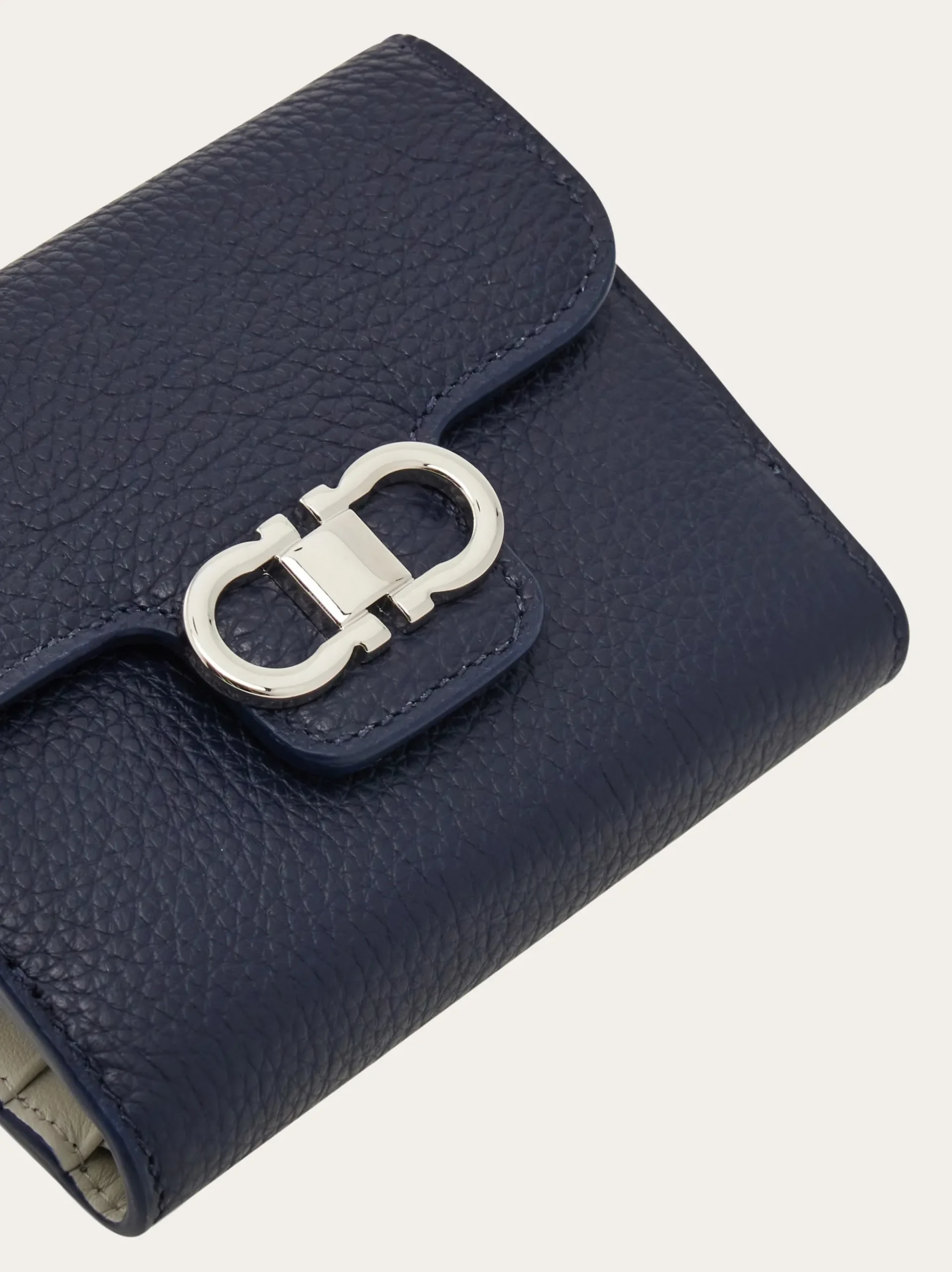 Gancini compact wallet - Women
