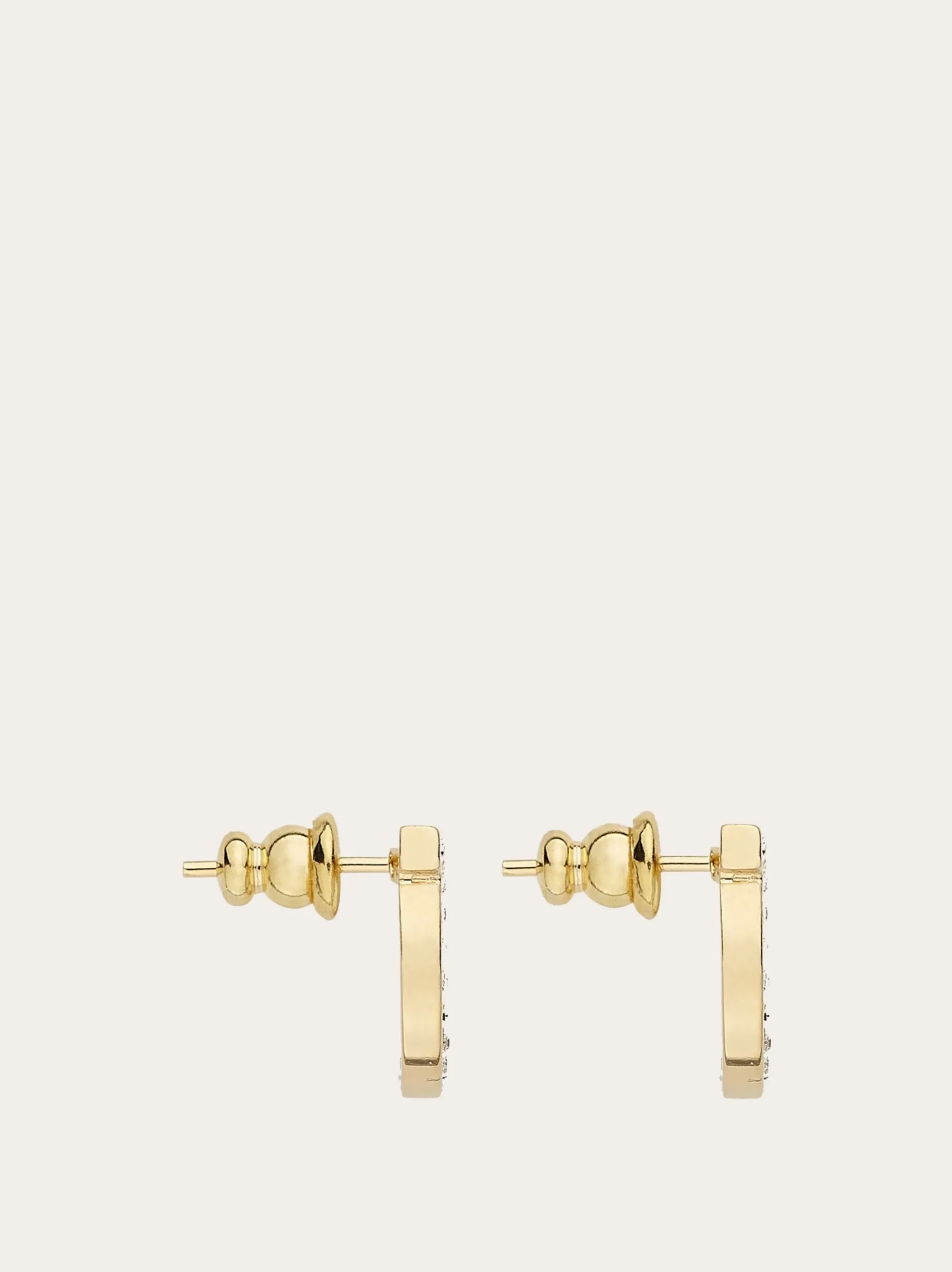 Gancini crystals earrings (L) - Women
