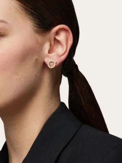 Gancini crystals earrings (L) - Women