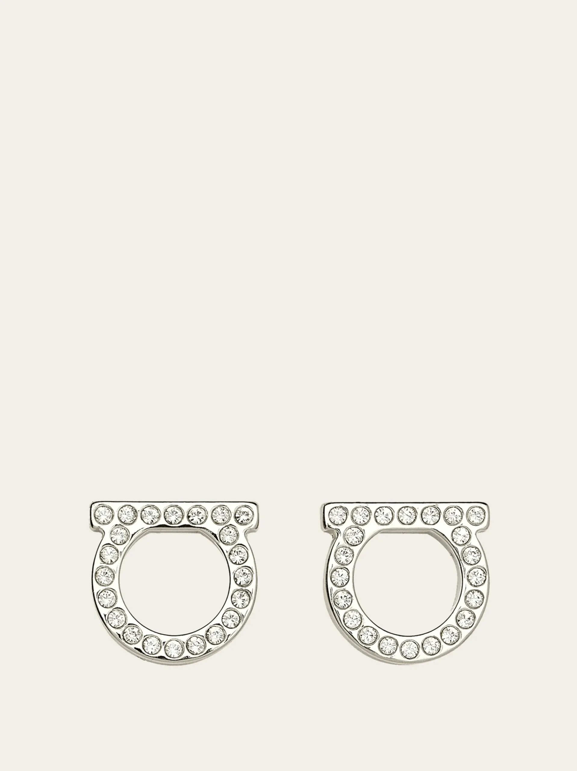 Gancini crystals earrings (L) - Women
