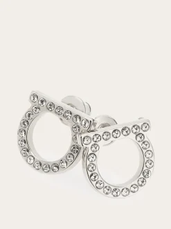 Gancini crystals earrings (L) - Women