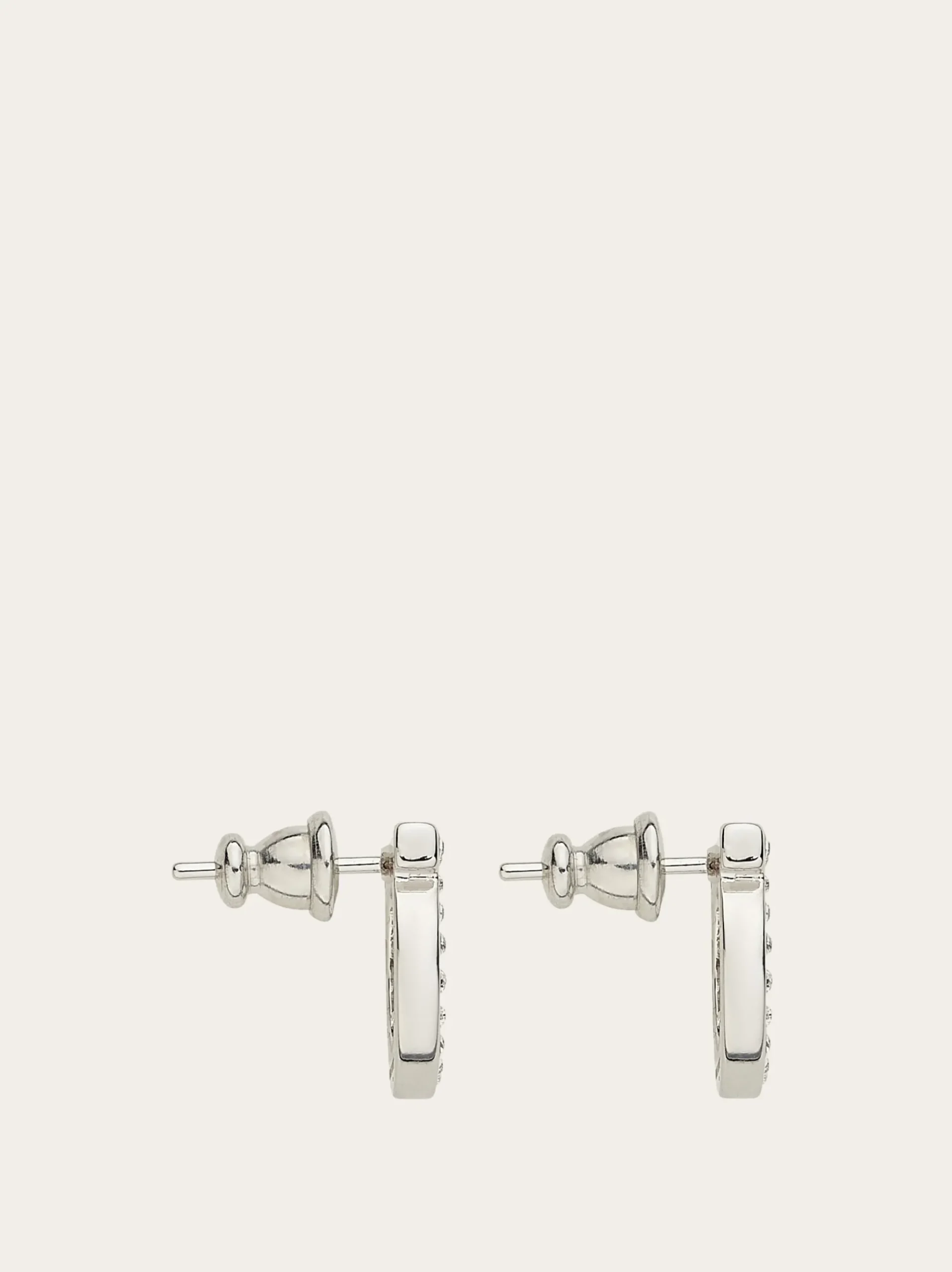 Gancini crystals earrings (L) - Women