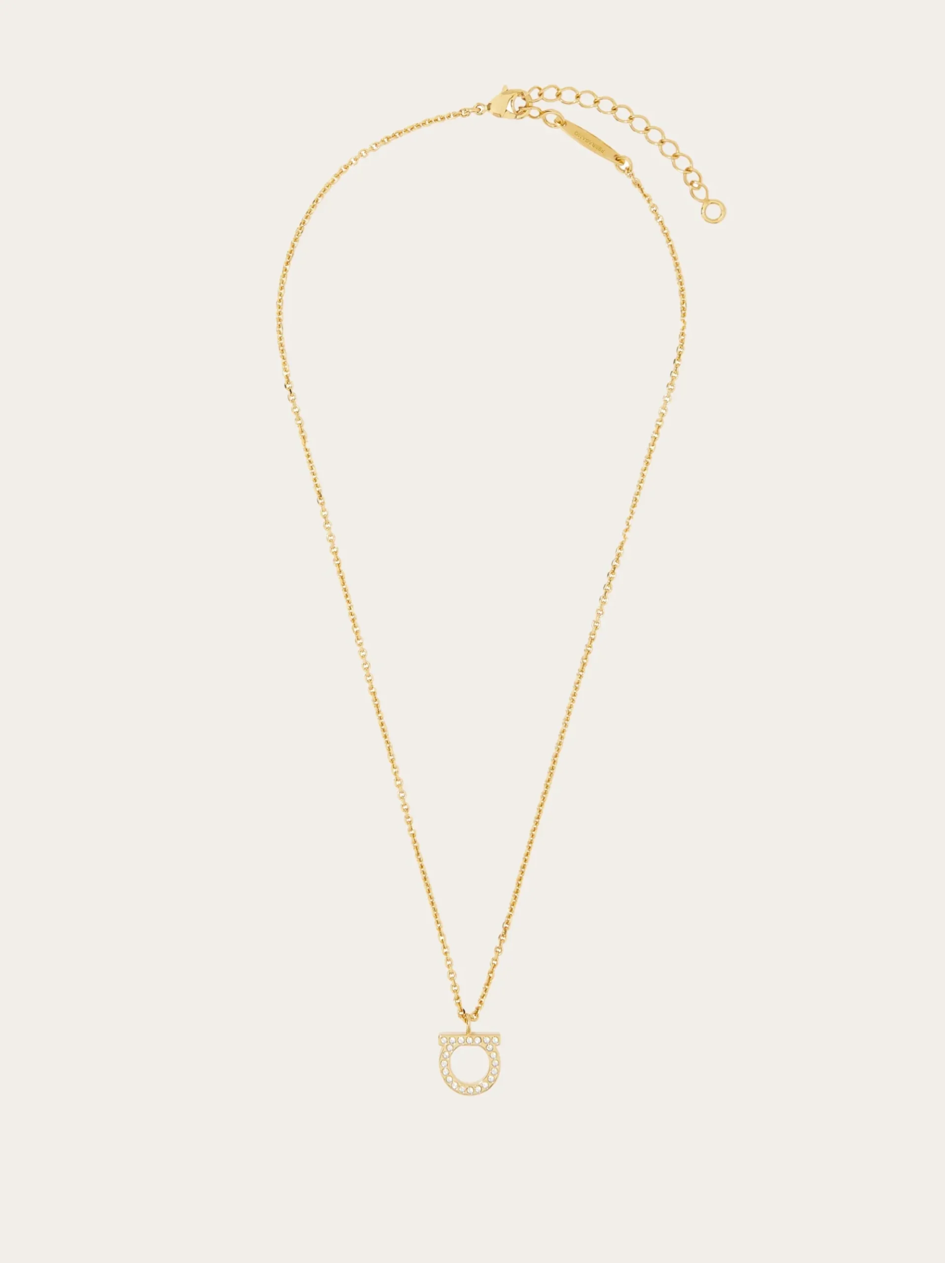 Gancini crystals necklace (S) - Women