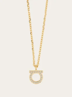 Gancini crystals necklace (S) - Women
