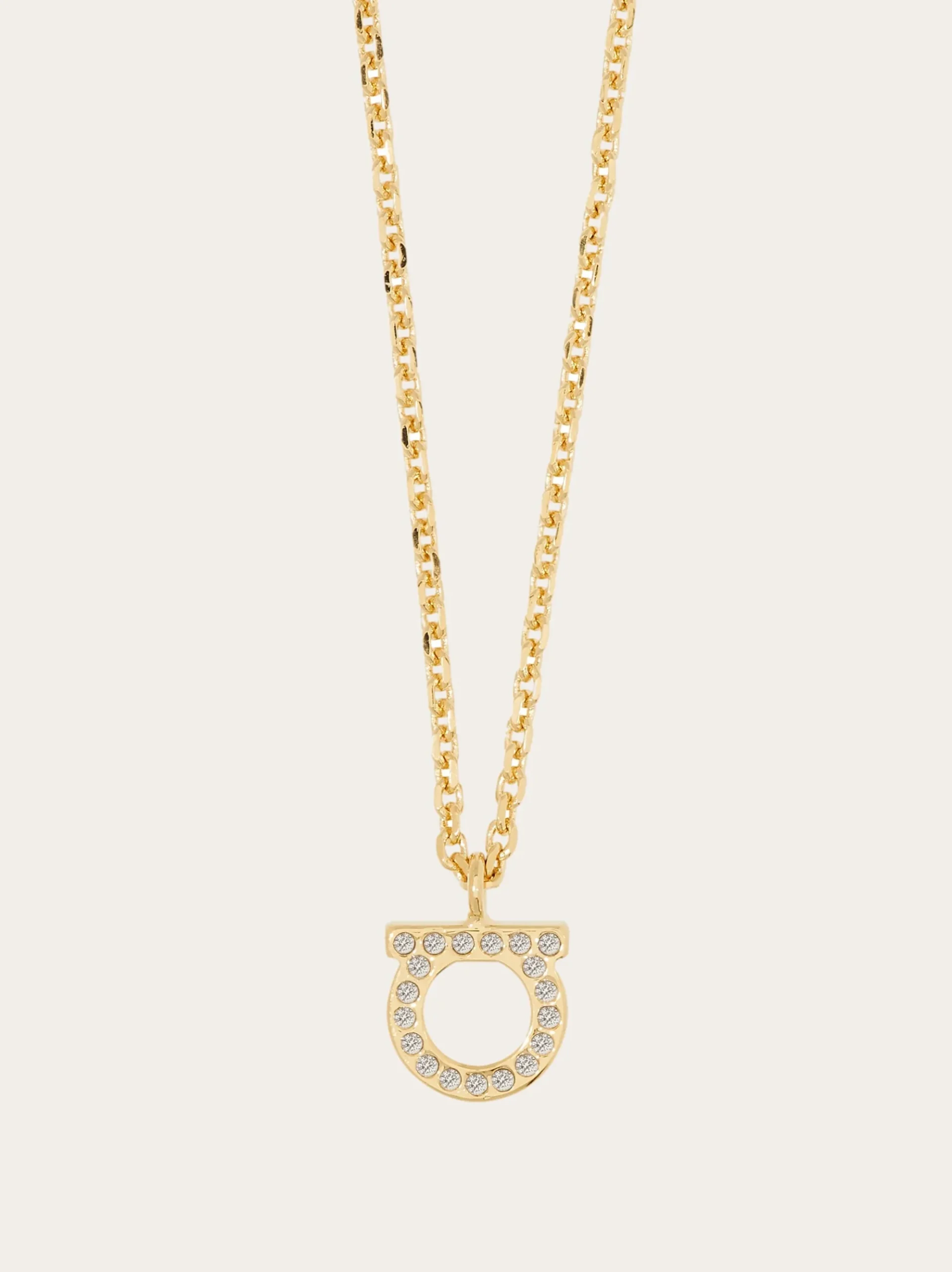 Gancini crystals necklace (S) - Women
