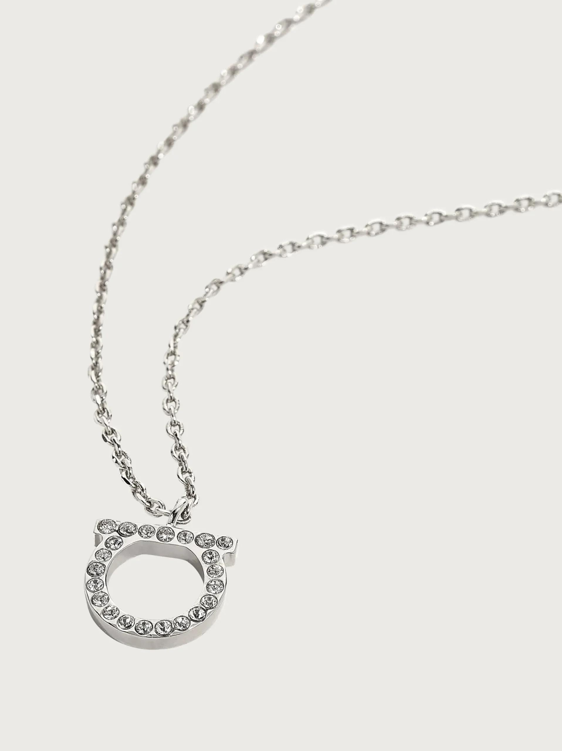 Gancini crystals necklace (L) - Women