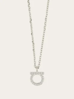 Gancini crystals necklace (S) - Women