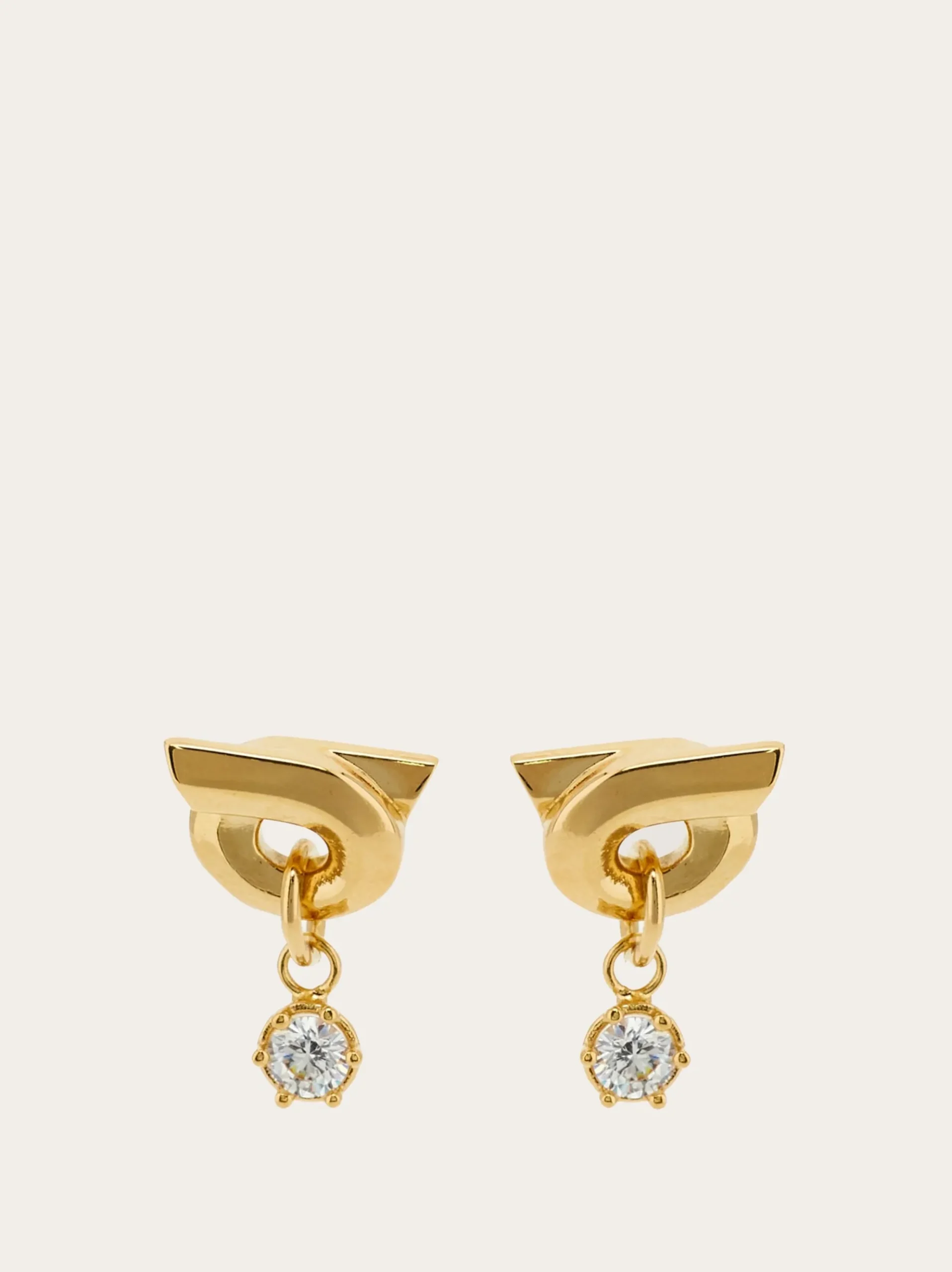 Gancini earrings with pendant - Women