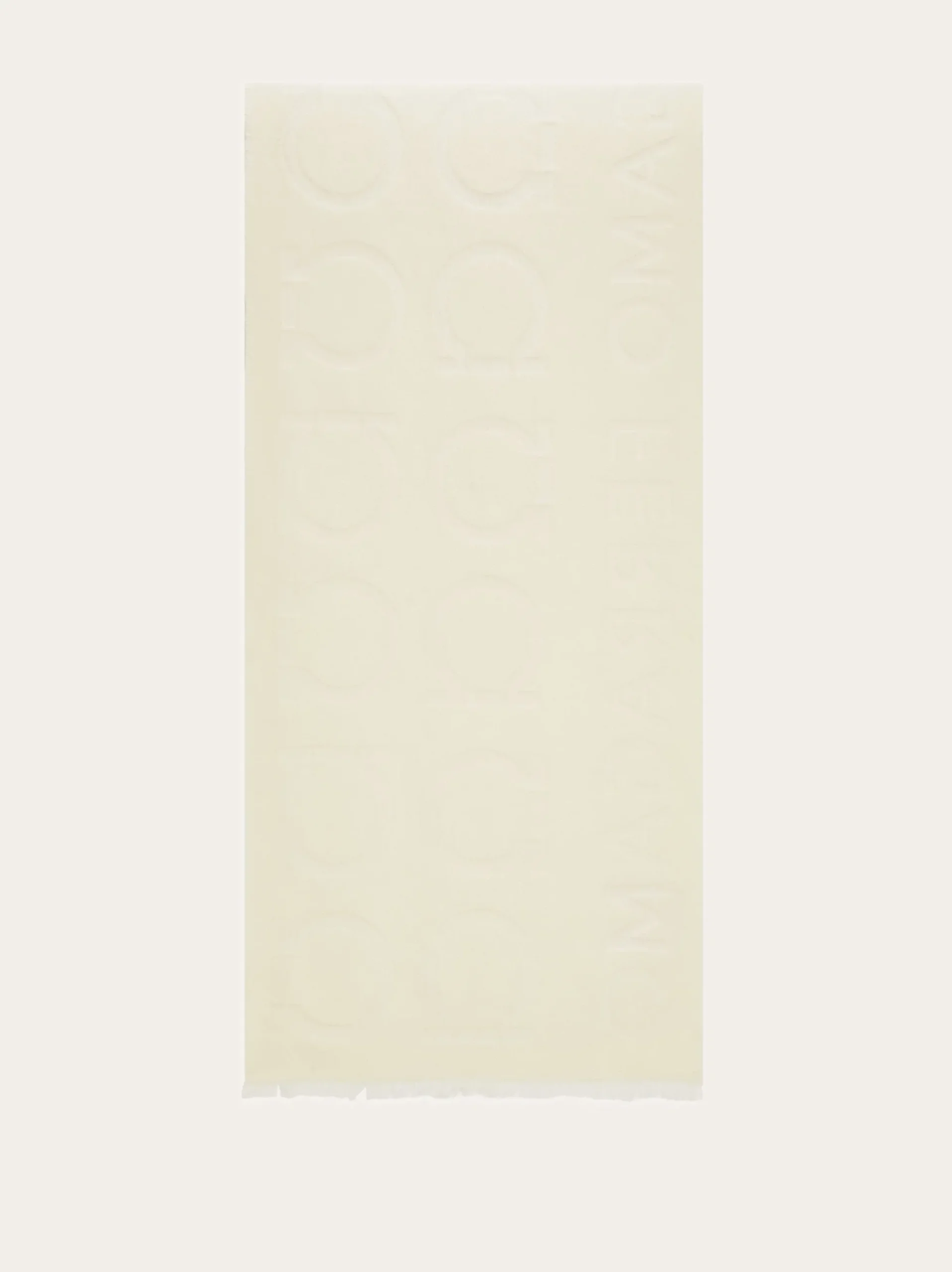 Gancini jacquard scarf - Women