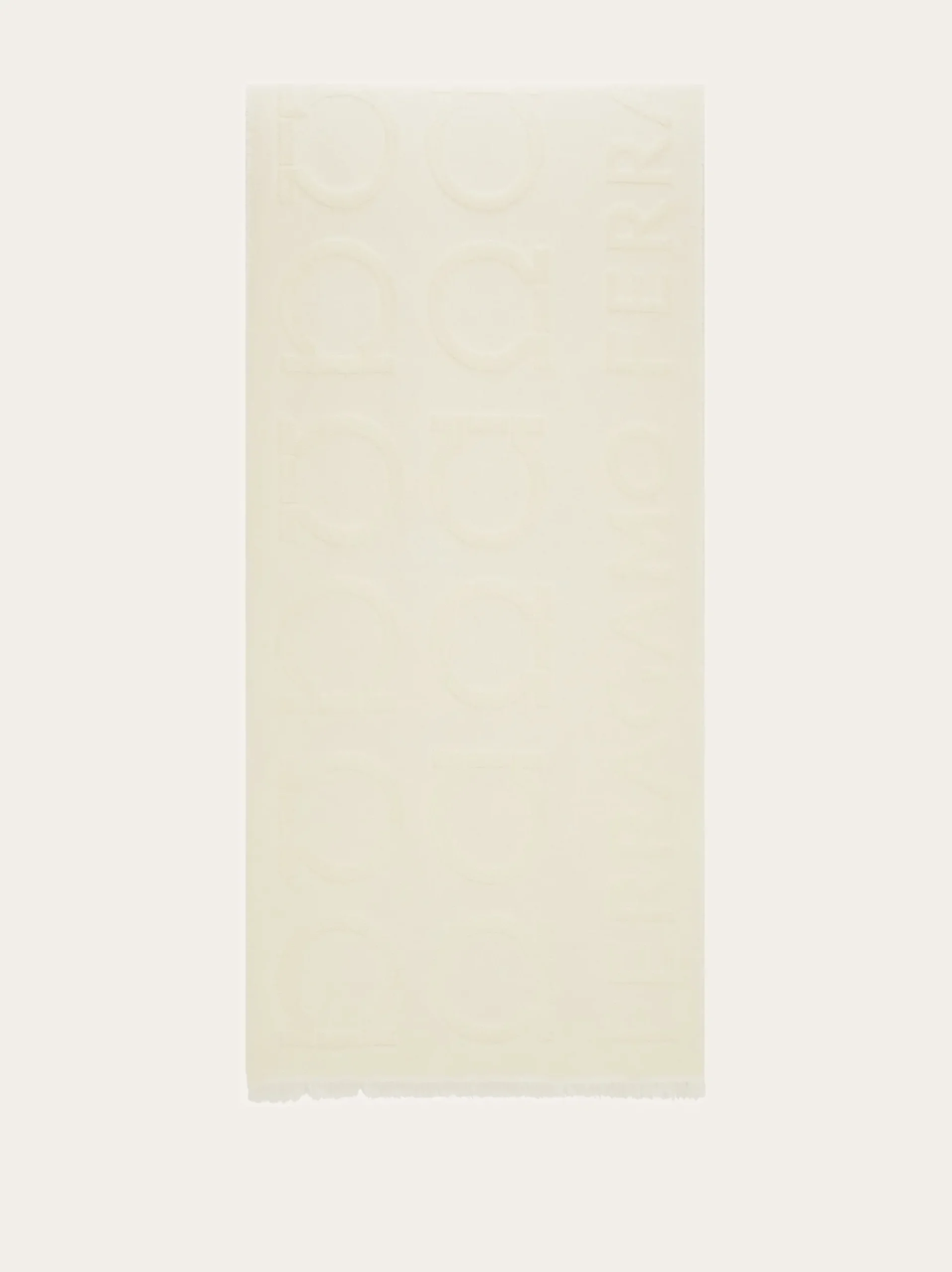 Gancini jacquard scarf - Women