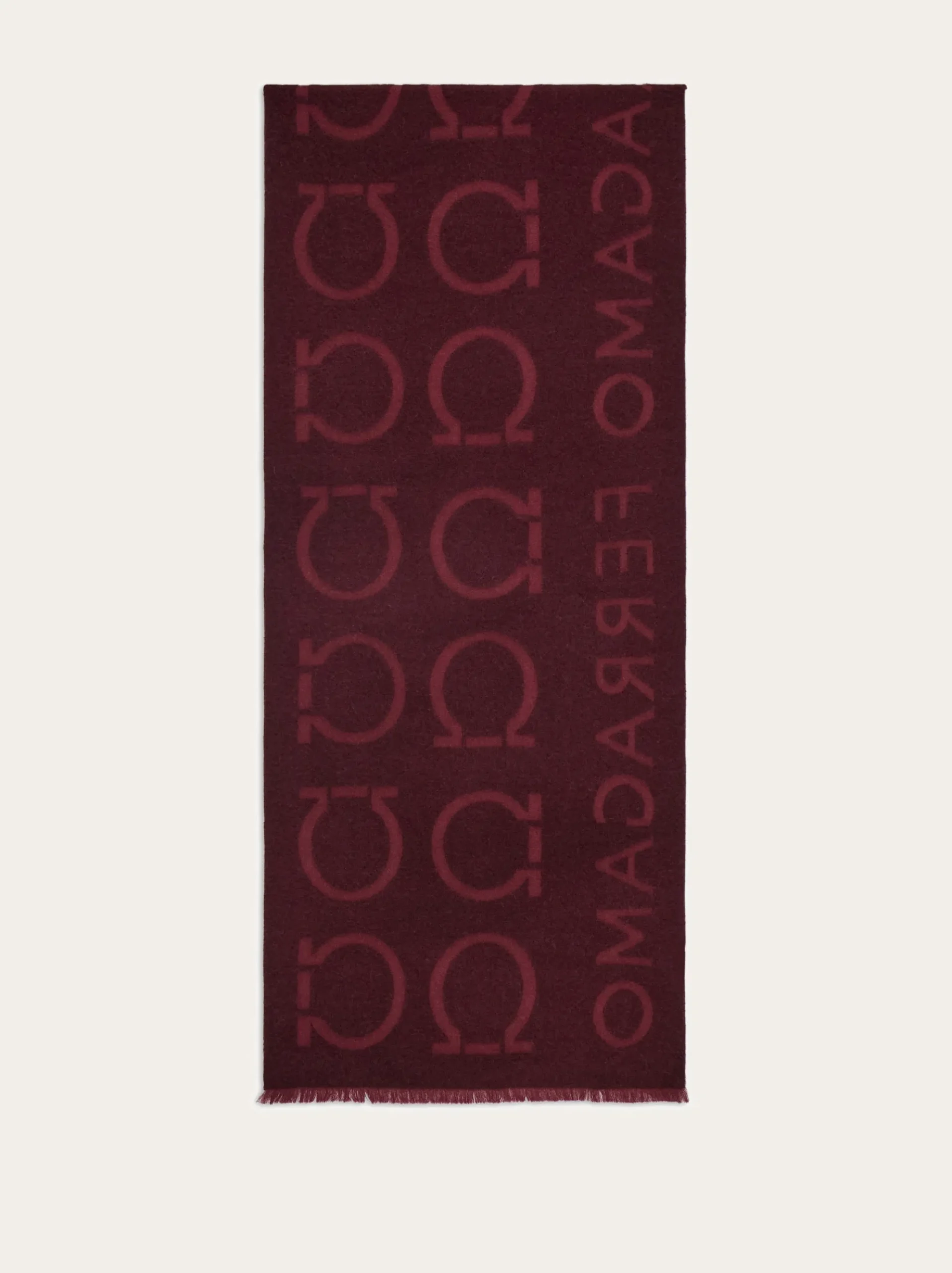Gancini jacquard scarf - Women