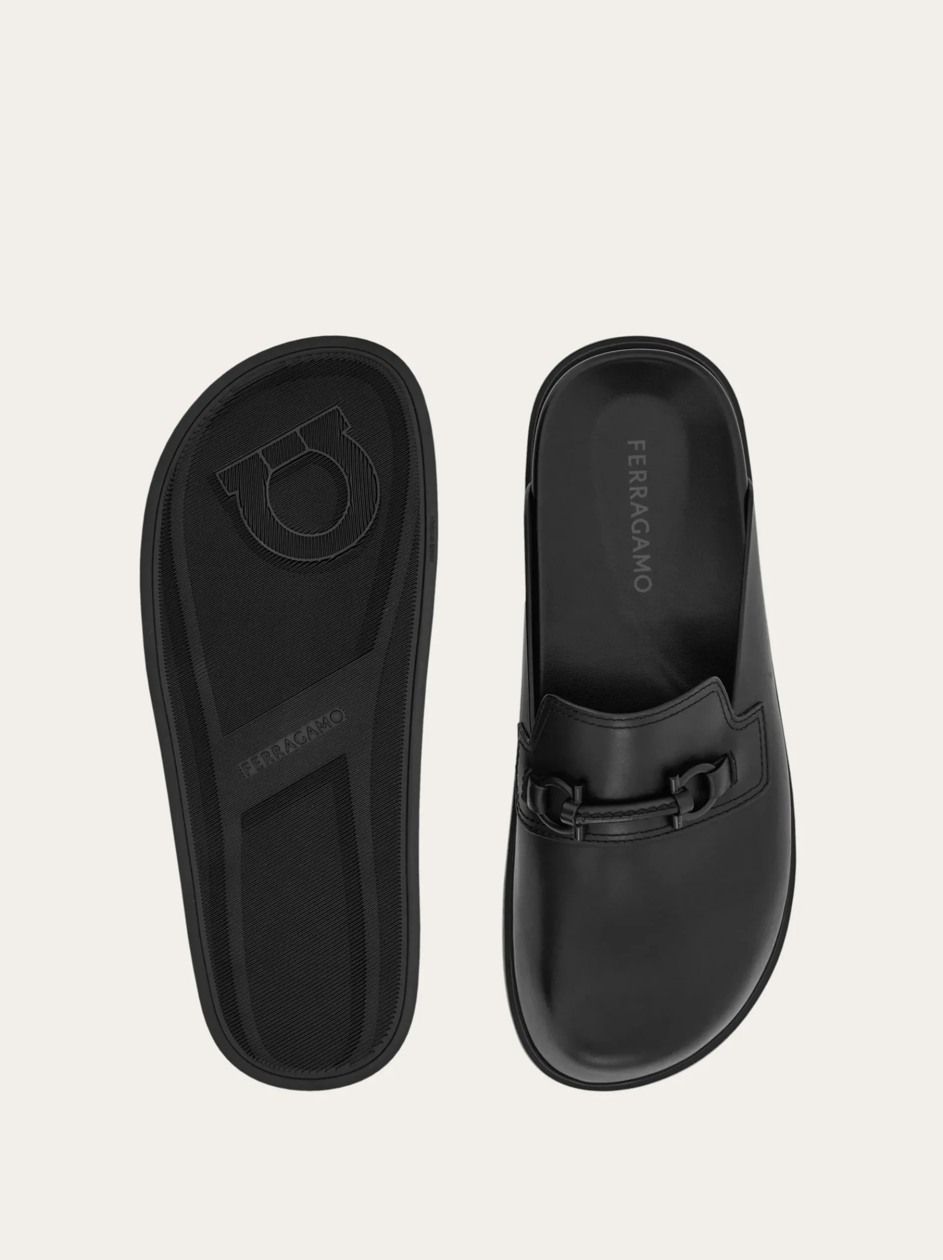 Gancini ornament mule - Men