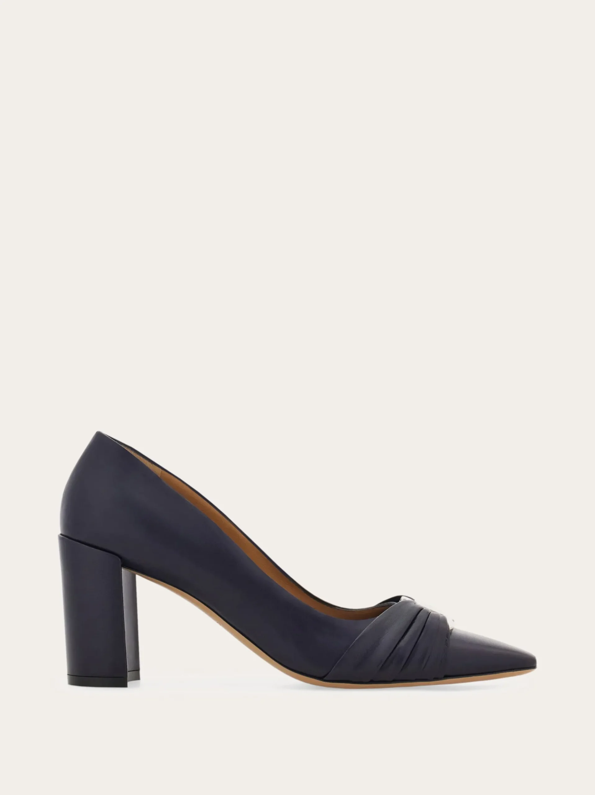 Gancini ornament pump with bock heel - Women