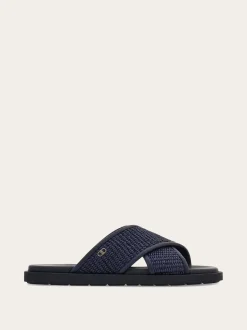 Gancini ornament sandal - Men