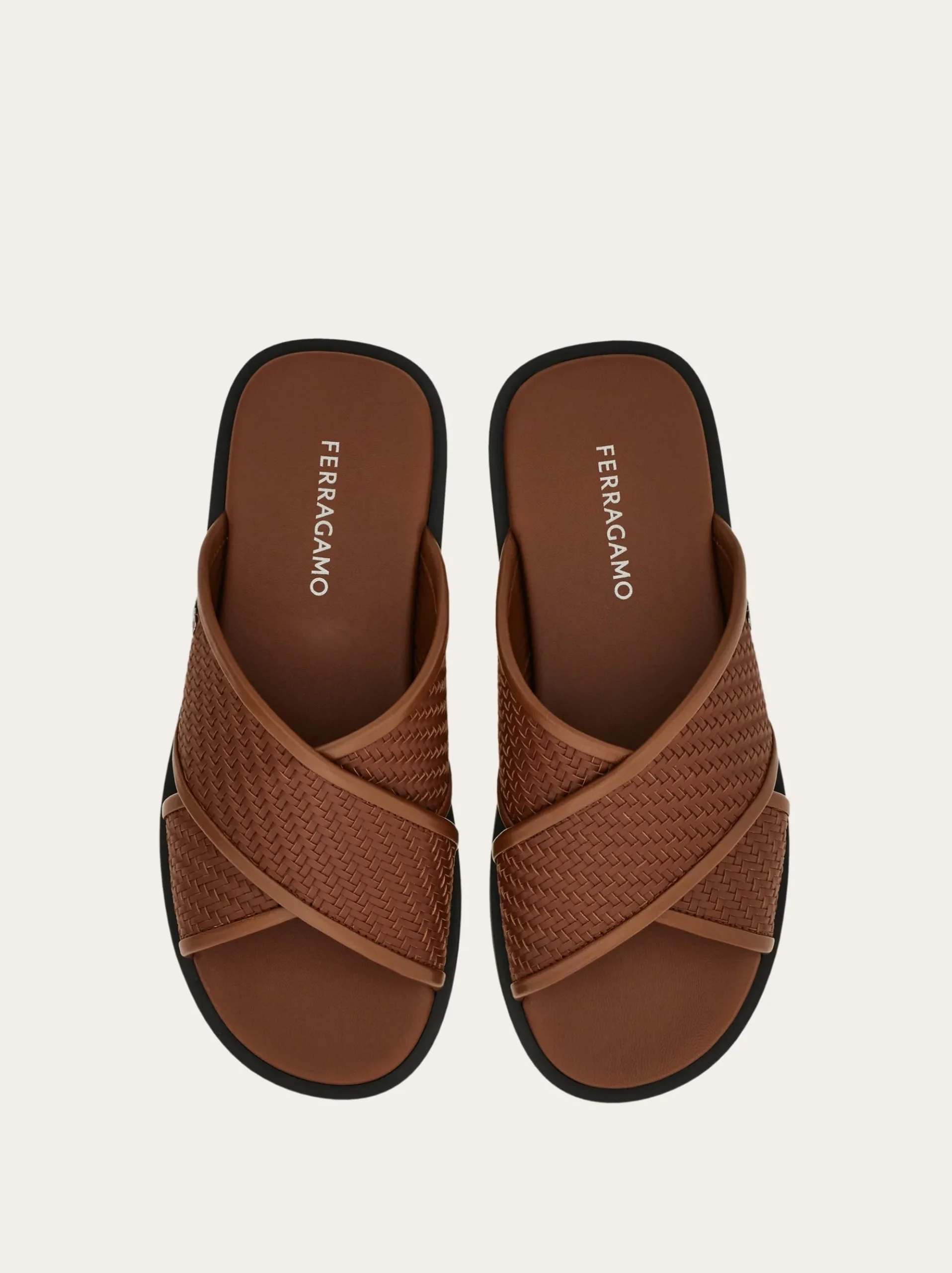 Gancini ornament sandal - Men