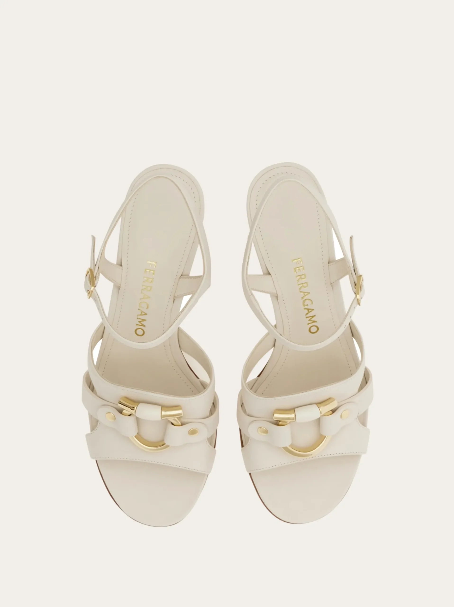 Gancini ornament sandal - Women