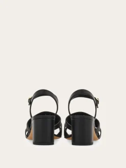 Gancini ornament sandal - Women