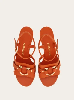 Gancini ornament sandal - Women