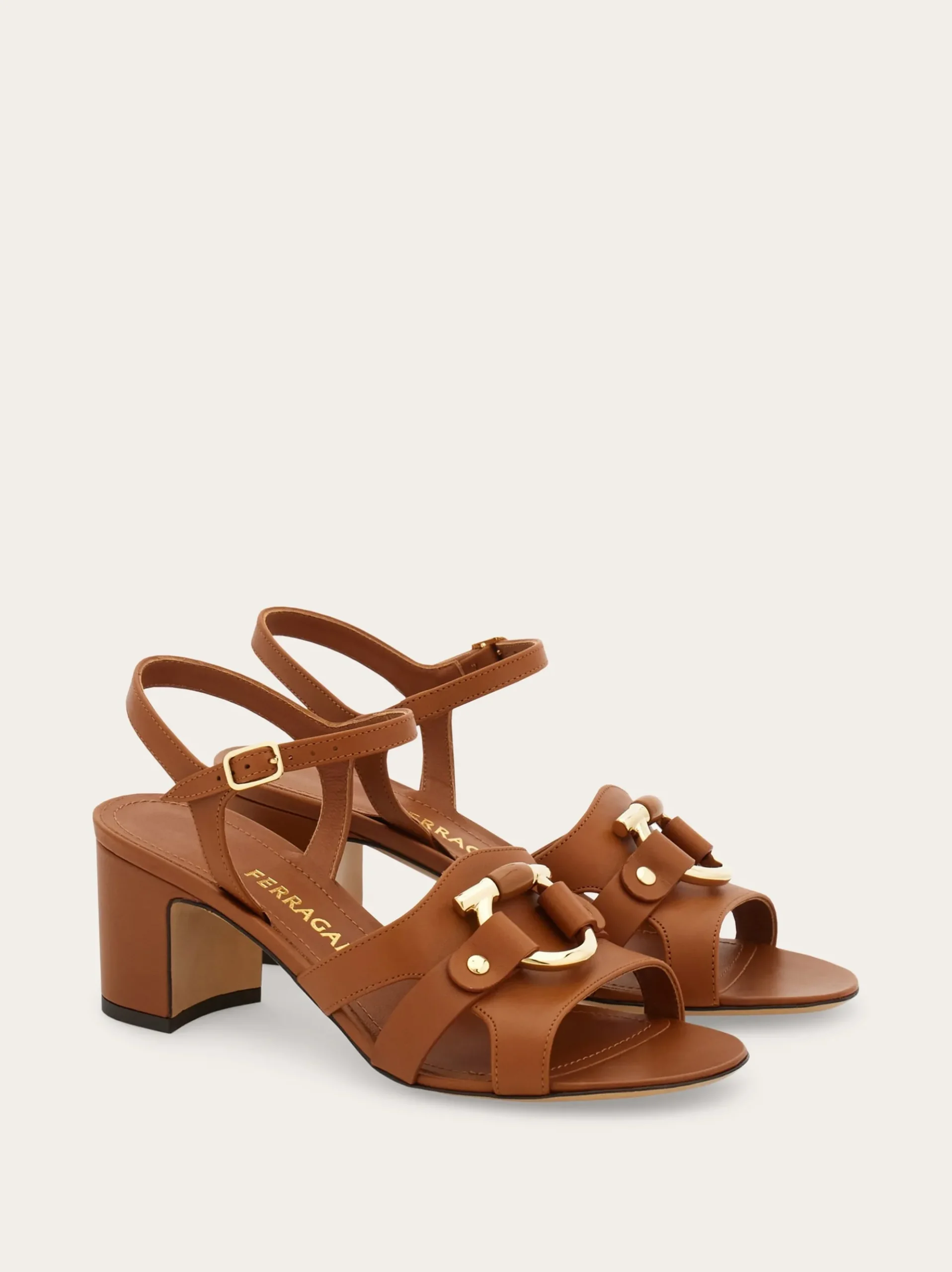 Gancini ornament sandal - Women