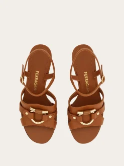 Gancini ornament sandal - Women