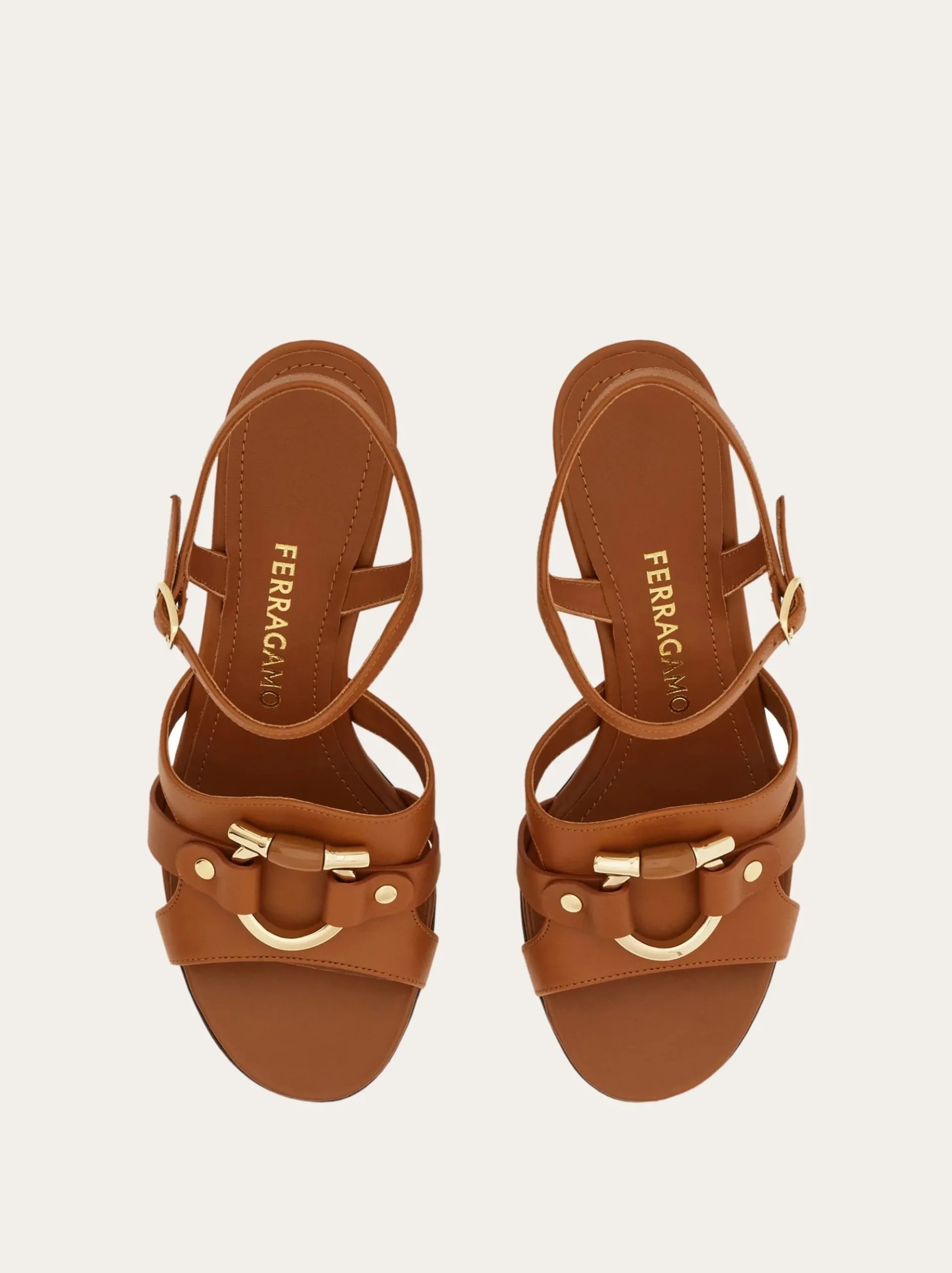 Gancini ornament sandal - Women