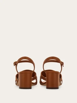 Gancini ornament sandal - Women
