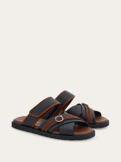 Gancini ornament sandal - Men