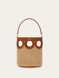 Gancini outline bucket bag (XS) - Women
