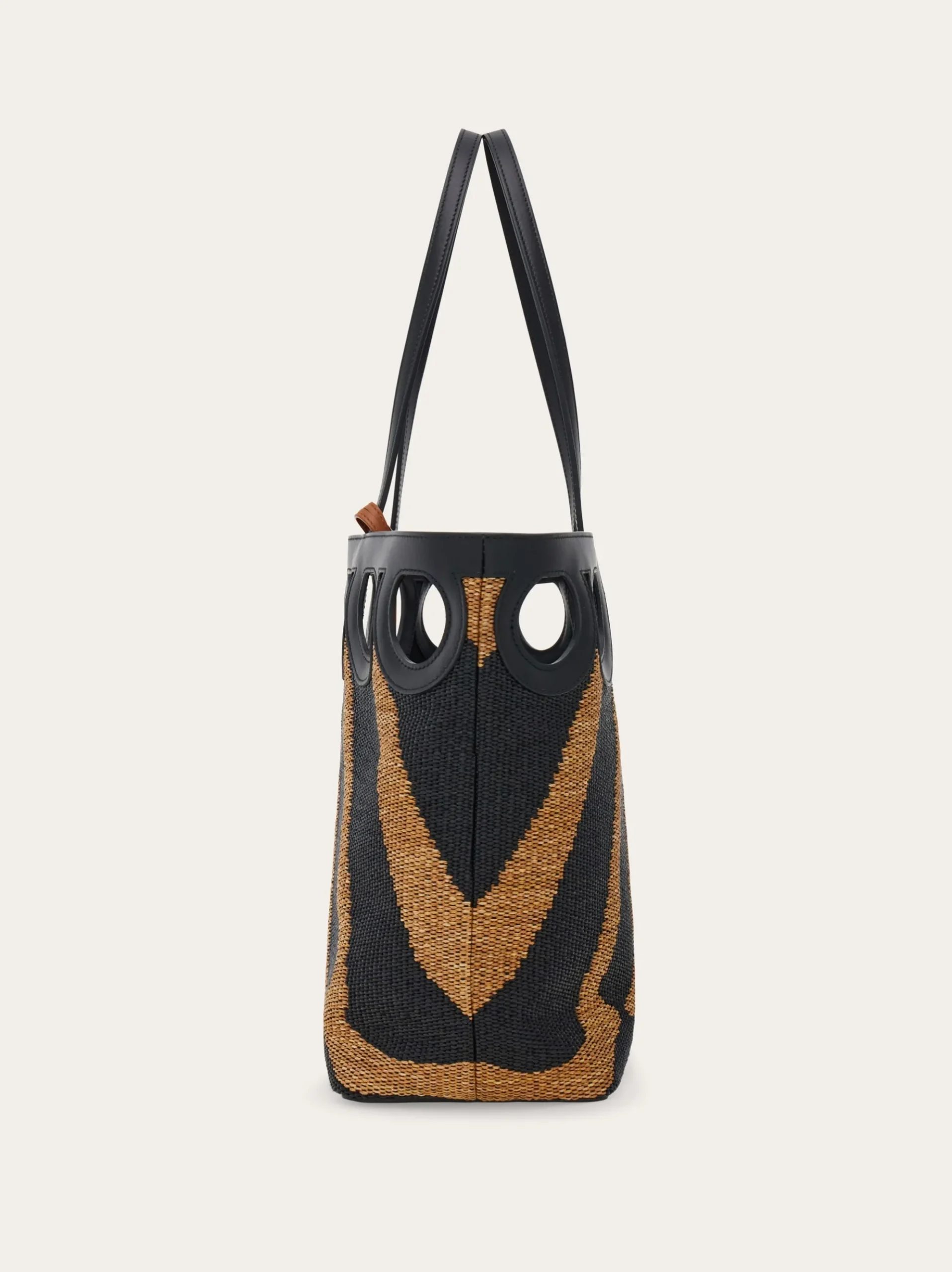 Gancini outline tote bag (L) - Women
