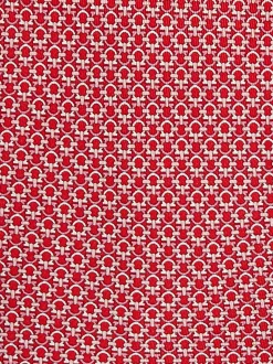 Gancini print silk tie - Men