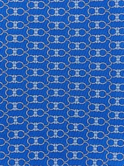 Gancini print silk tie - Men