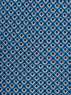Gancini print silk tie - Men