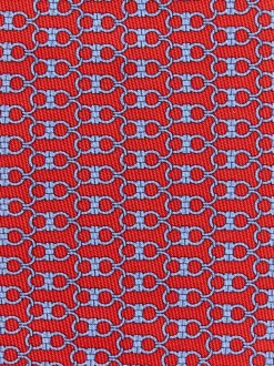 Gancini print silk tie - Men