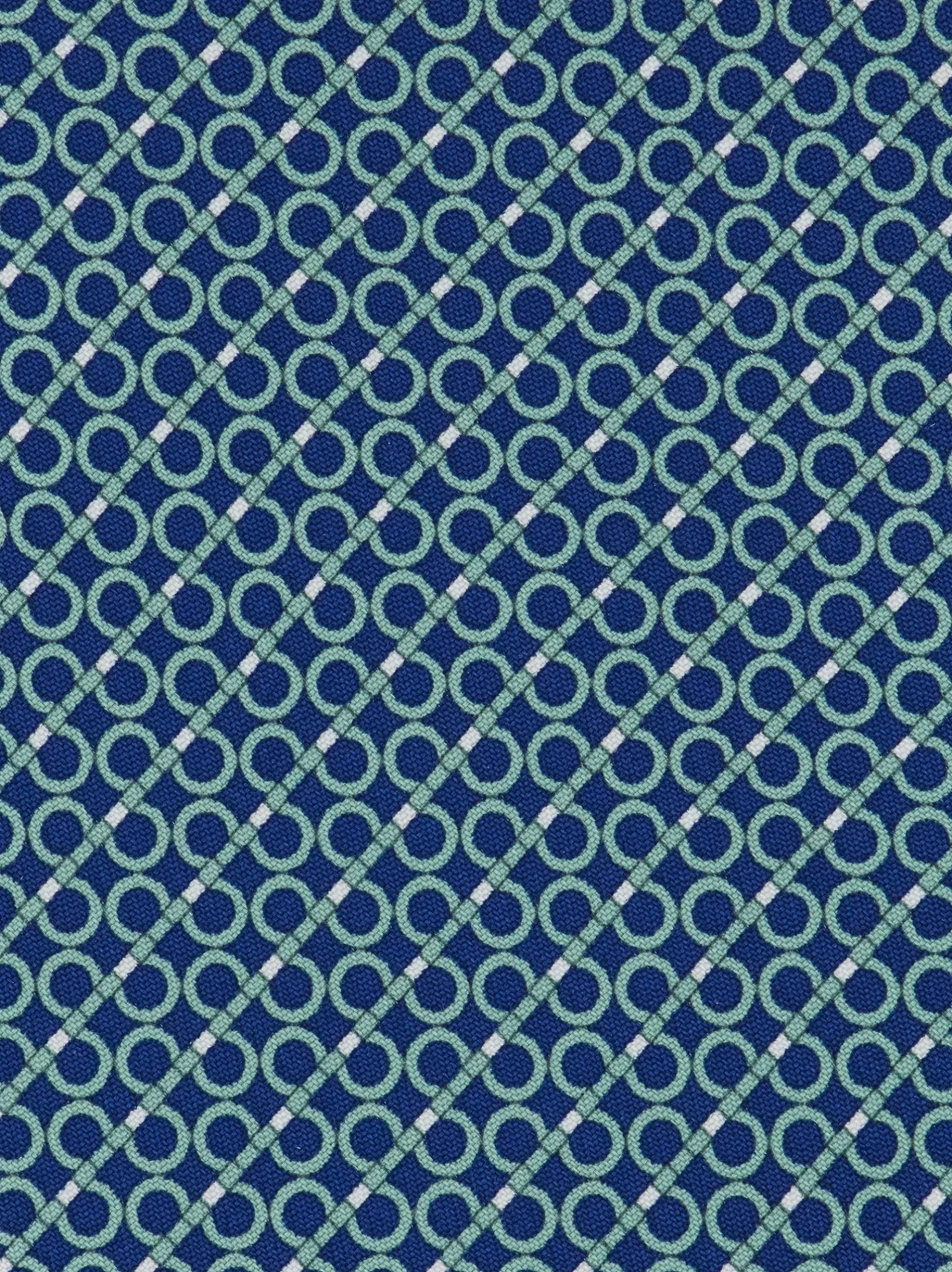 Gancini regimental print silk tie - Men