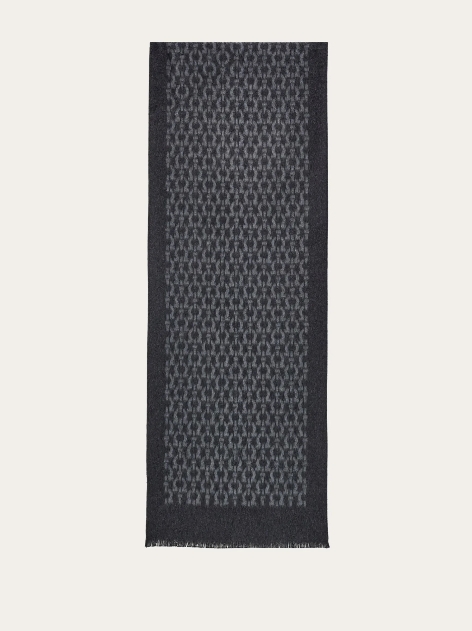 Gancini silk scarf - Men