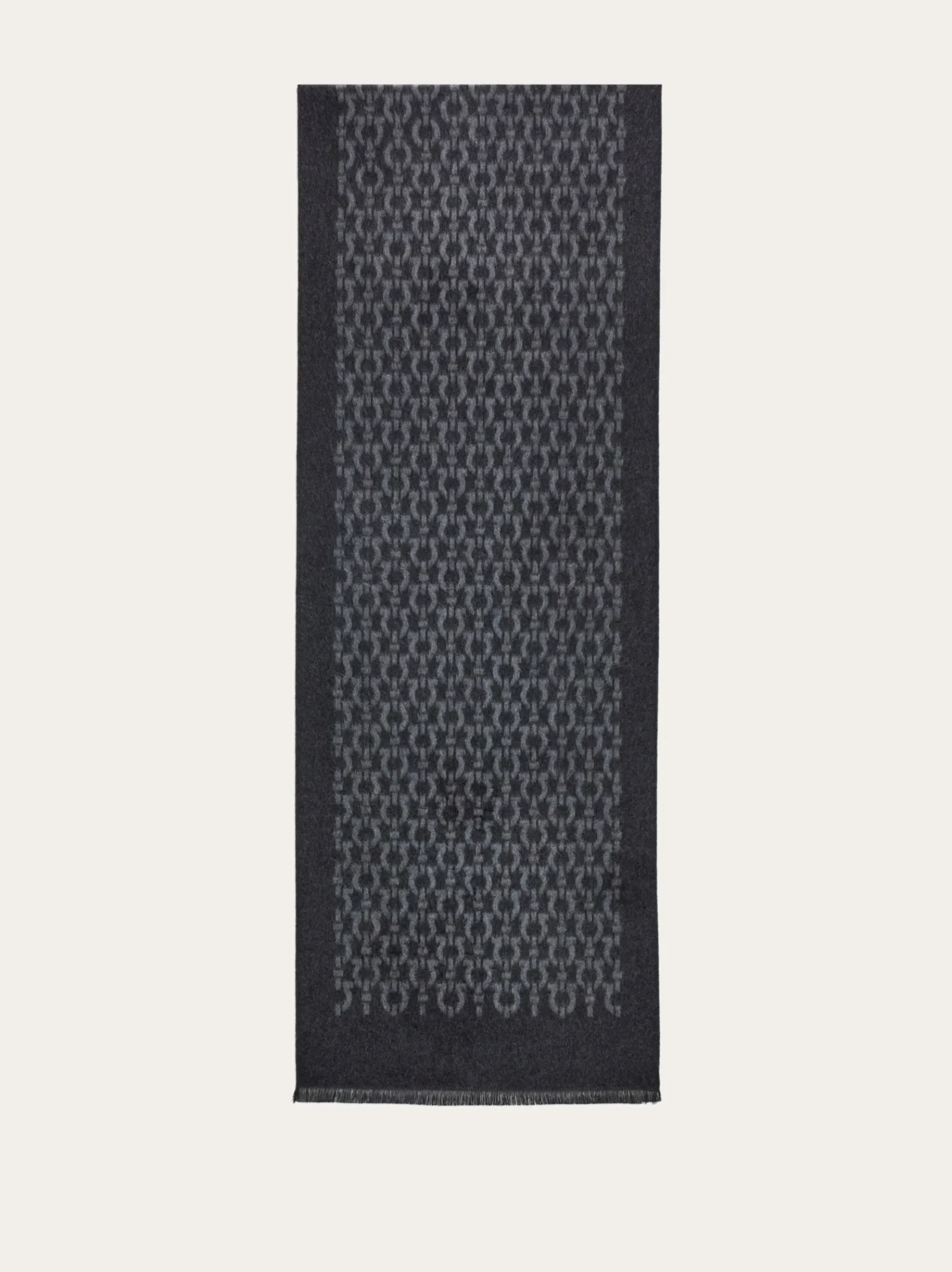 Gancini silk scarf - Men