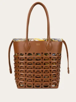 Gancini tote bag (M) - Women