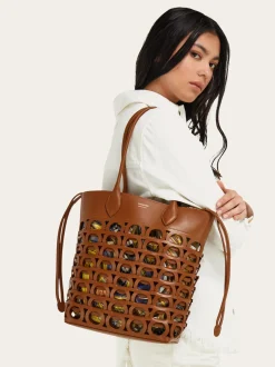 Gancini tote bag (M) - Women