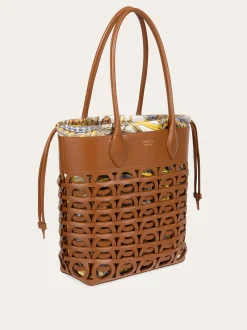 Gancini tote bag (M) - Women