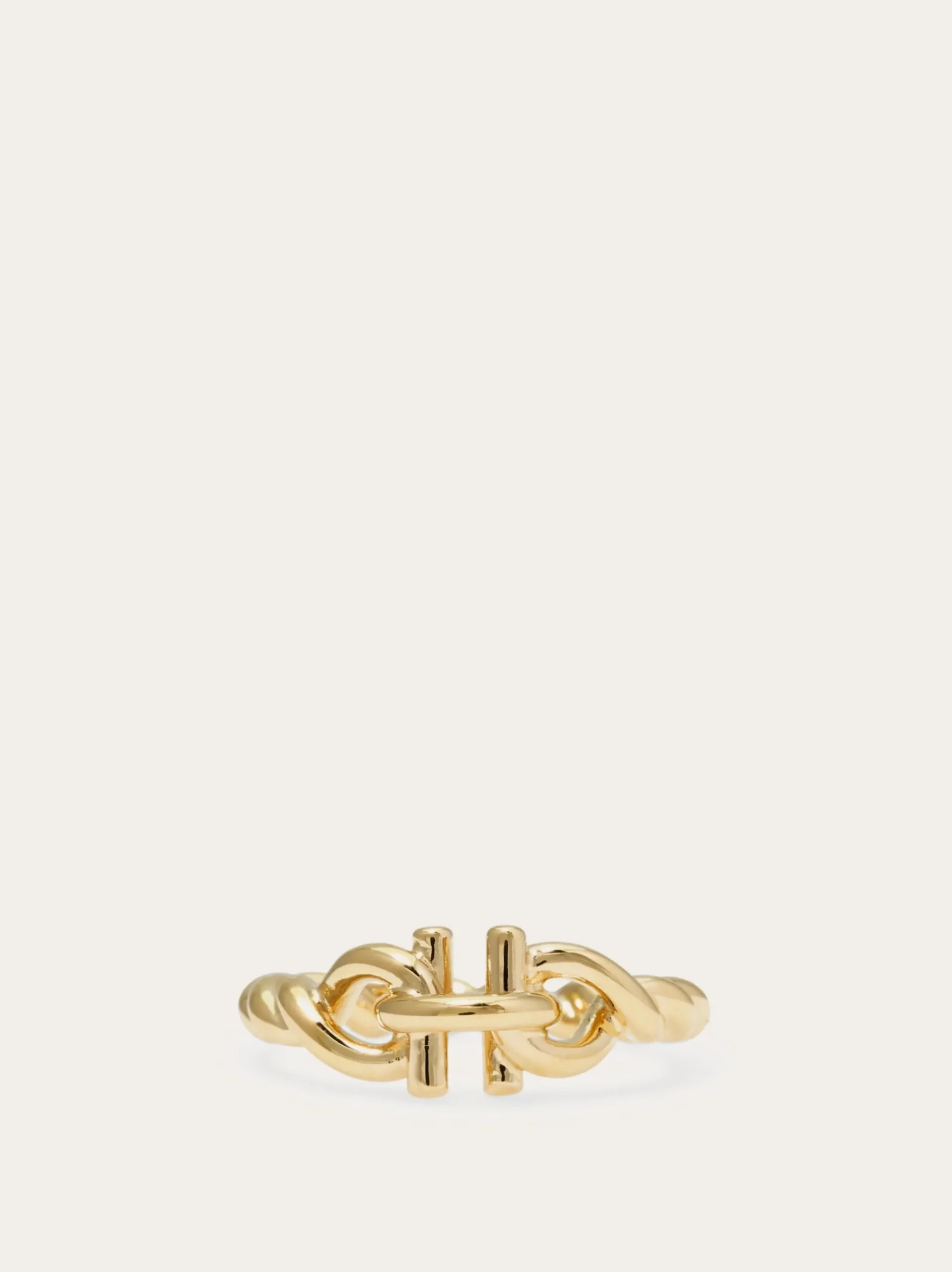 Gancini twisted ring (54mm) - Women