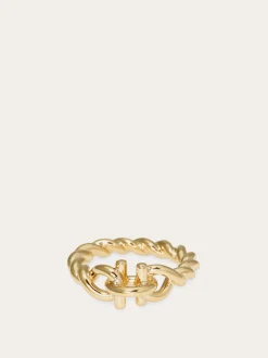 Gancini twisted ring (54mm) - Women