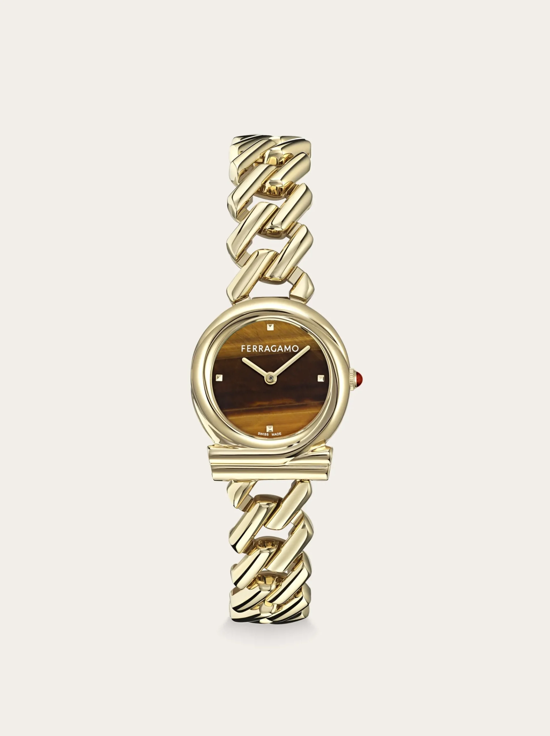 Gancini Twisted Watch - Women