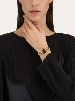 Gancini Twisted Watch - Women