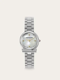 Gancini Twisted Watch - Women