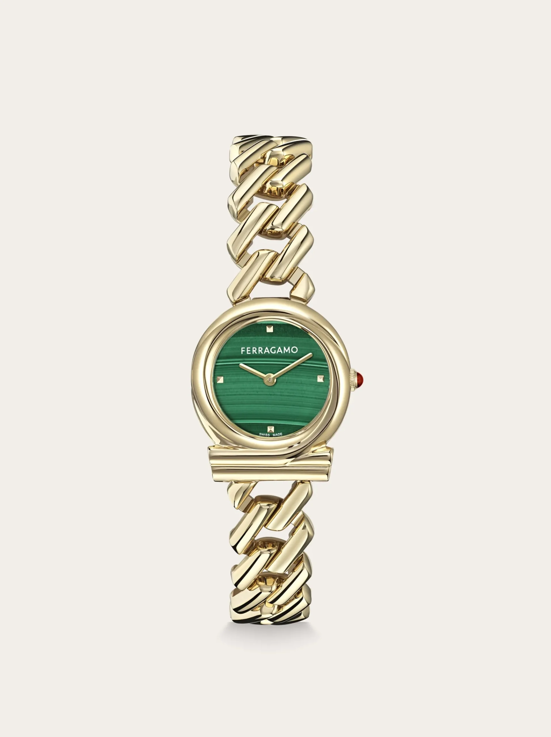 Gancini Twisted Watch - Women